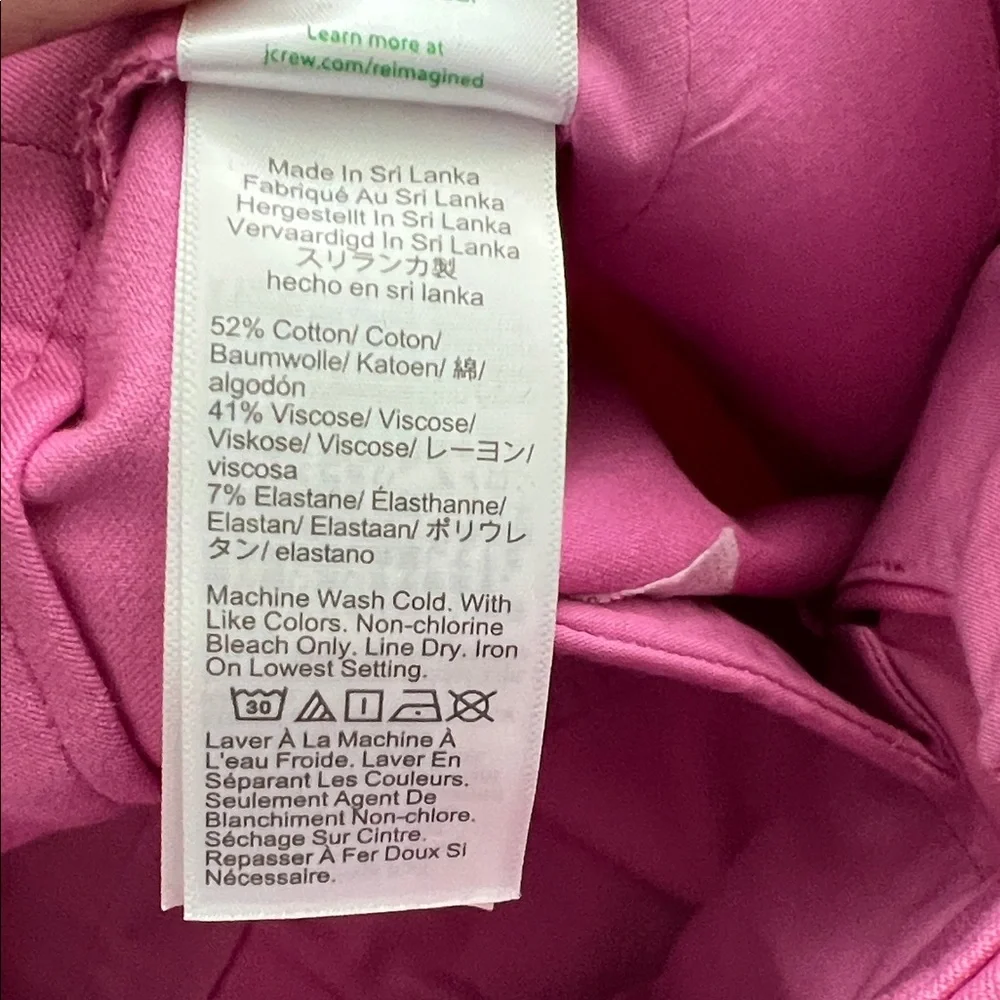 J. Crew Hot Pink Kallie Pant - Picture 4 of 4